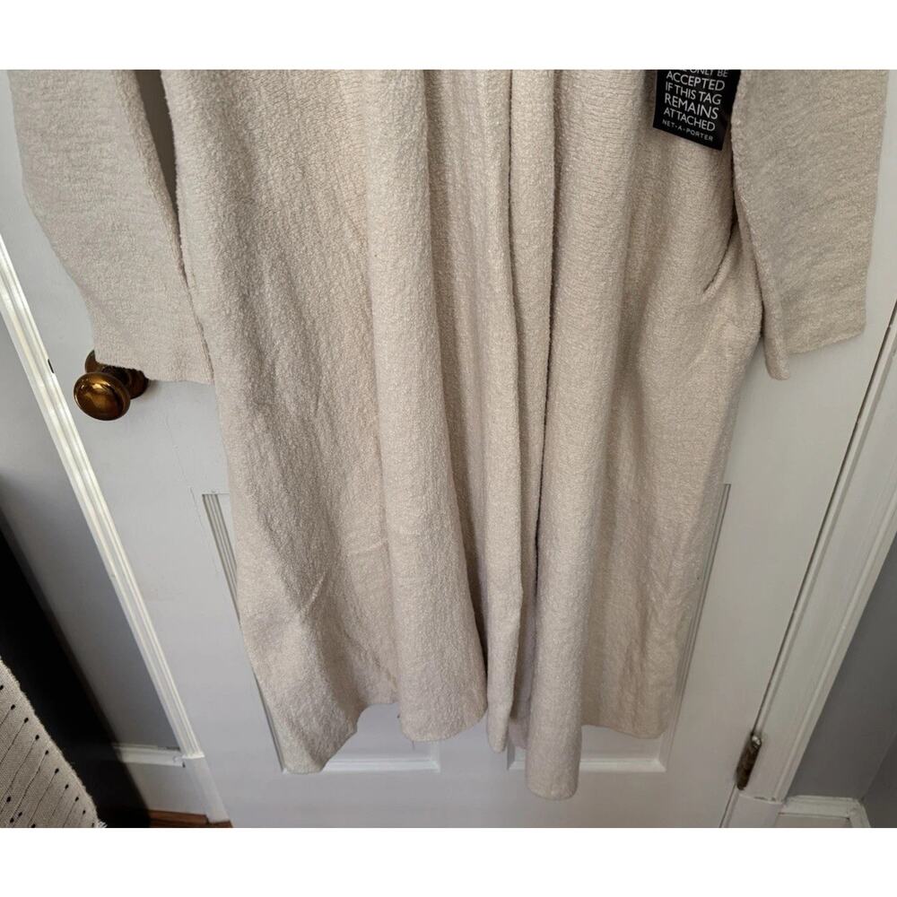 NWT Lauren Manoogian Uzbek Pima Cotton Blend Cardigan Cream - 2 - Picture 7 of 14